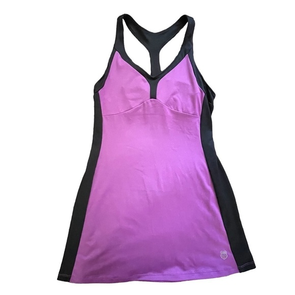 K-Swiss Tennis Dress Size S Purple And Black - Picture 1 of 8